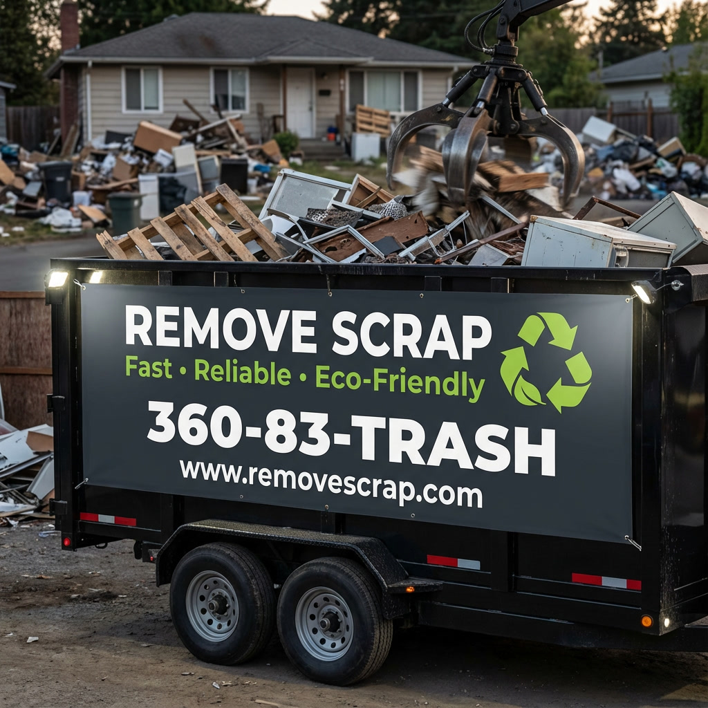 Portland OR junk removal dump trailer service